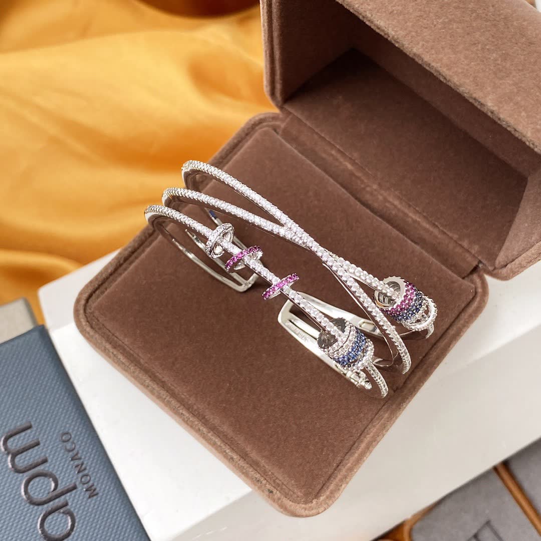 APM Monaco Happy Diamonds Bangle Bracelet